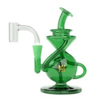 Glass Dab Rig MJ Arsenal Mini Jig (Green)