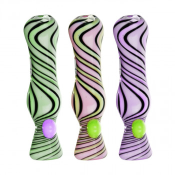 Glass Pipe Loopy One Hitter
