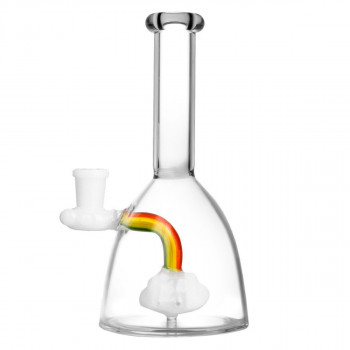 Glass Dab Rig Rainbow Cloud Water Pipe