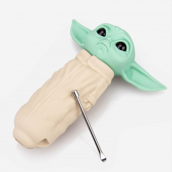 Silicone Pipe Baby Yoda Silicone Pipe
