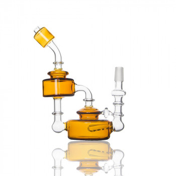 Glass Dab Rig Double Chamber Dab Rig