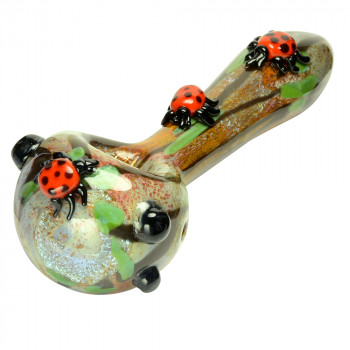 Glass Pipe Empire Glassworks Lady Bugs Glass pipe