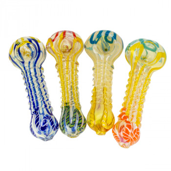 Glass Pipe Glass Spoon Pipe Pack of 2
