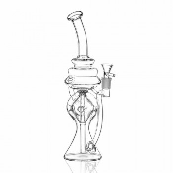 Glass Bong Recycler Dab Rig Diffused Downstem
