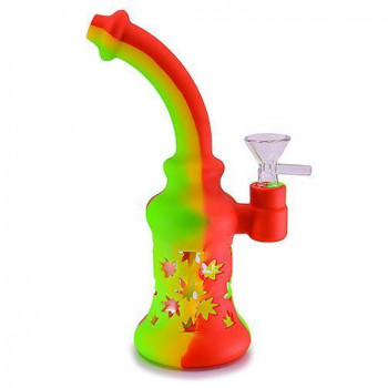 Silicone Bong Silicone Leaf Lantern Water Pipe
