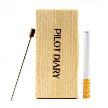 Pride Accessory Wood Dugout With Cleaning Tool