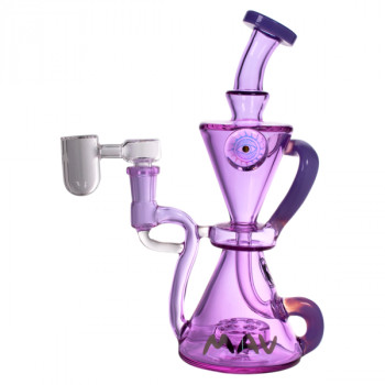 Glass Dab Rig The Beverly SUBTL Collab Hourglass Recycler