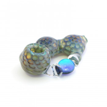 Glass Pipe Honeycomb Mini Galaxy Weed Pipe 
