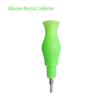 Silicone Honey Straw 5.3" Nectar Collector Silicone Mouthpiece Waxmaid