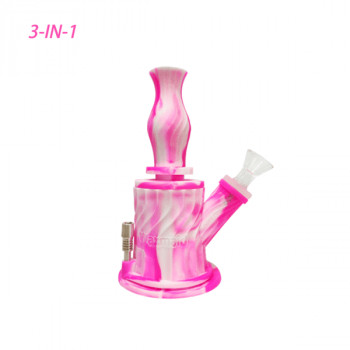 Silicone Bong 3-IN-1 Silicone Water Pipe